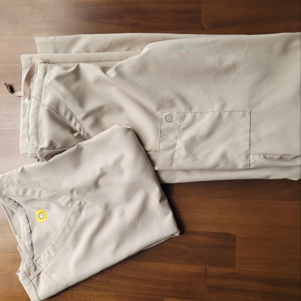 Khaki Scrub Set